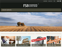 Tablet Screenshot of farmersstate.com